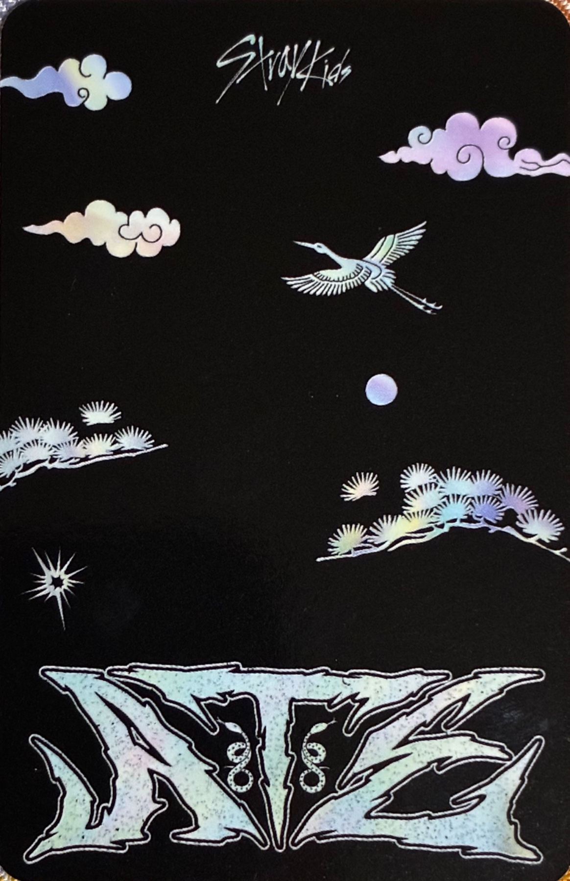 Hyunjin Stray Kids photocard back side - Random Photocard