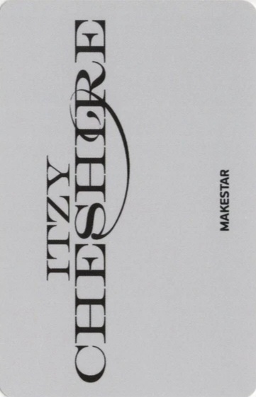 Chaeryeong ITZY photocard back side - Preorder