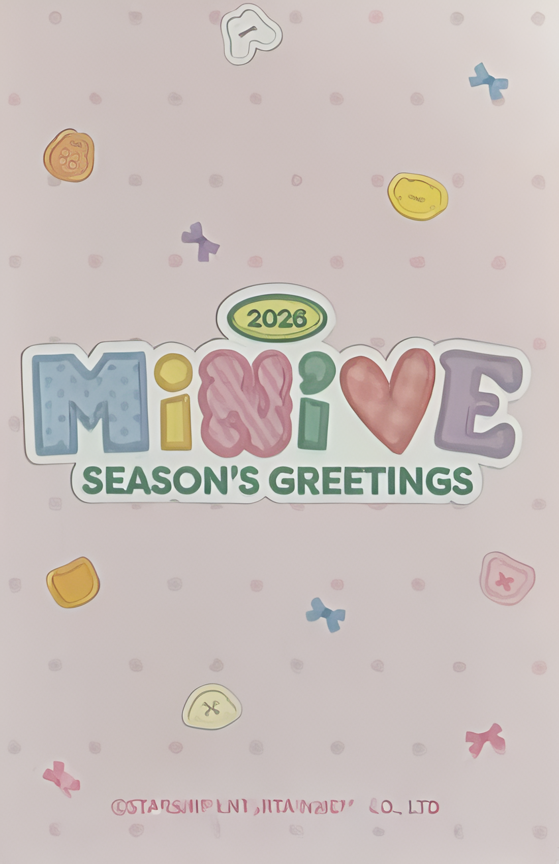 Leeseo IVE photocard back side - Starship Square - Preorder