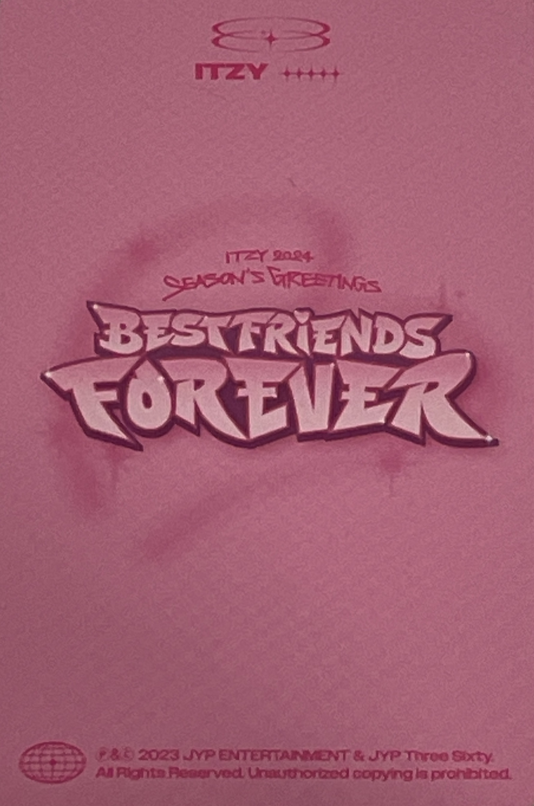 Chaeryeong ITZY photocard back side - Photocard Set