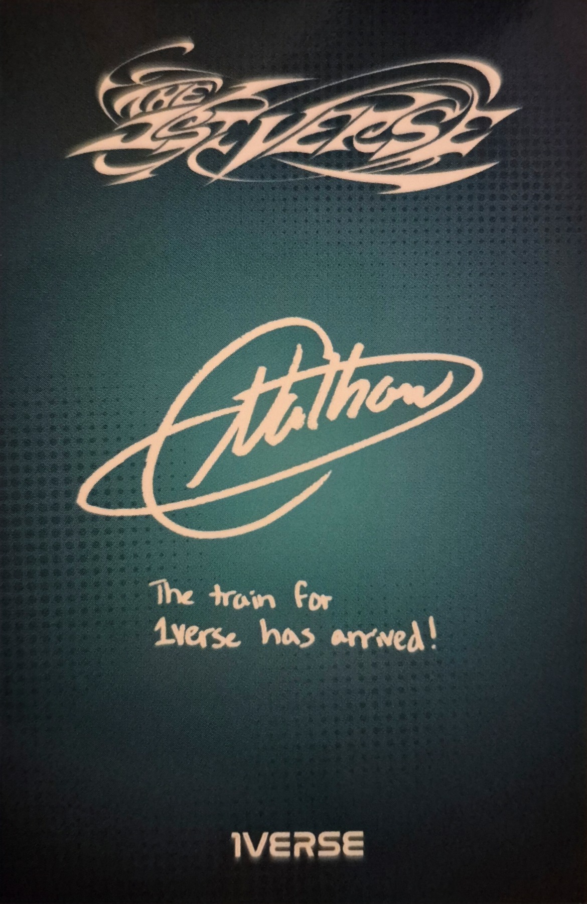Nathan 1VERSE photocard back side - Benefit
