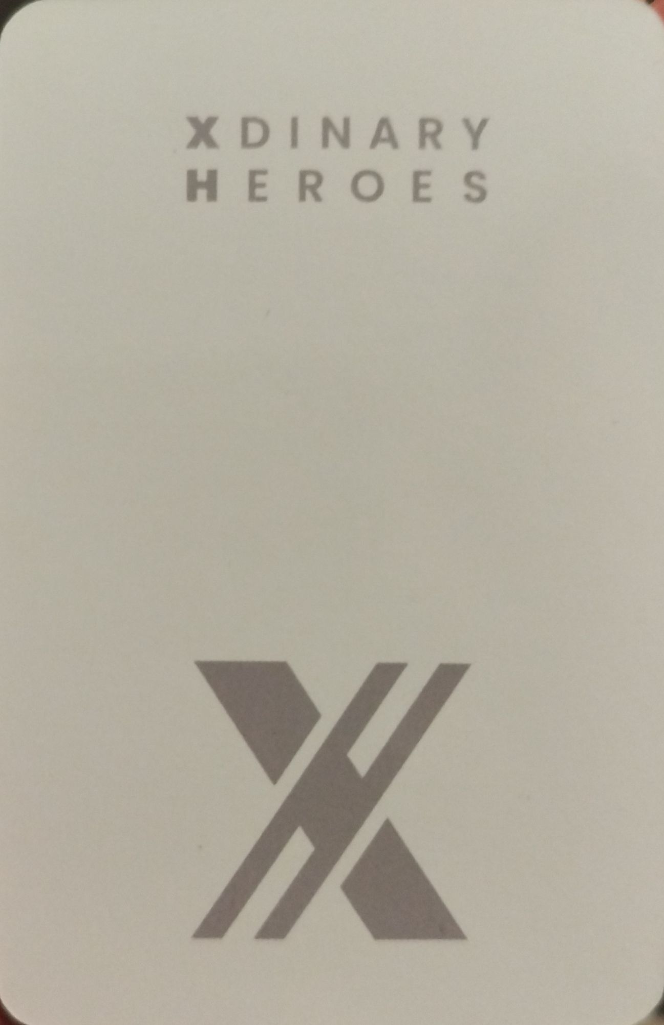 Gunil Xdinary Heroes photocard back side - Musicplant Preorder Set