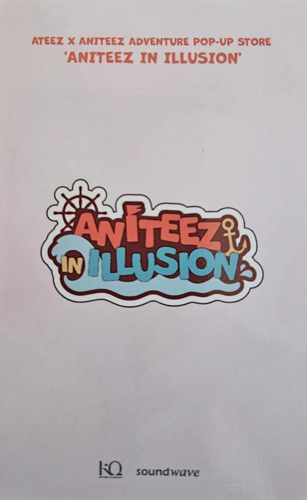 Mingi ATEEZ photocard back side - Stamp Event Mission set