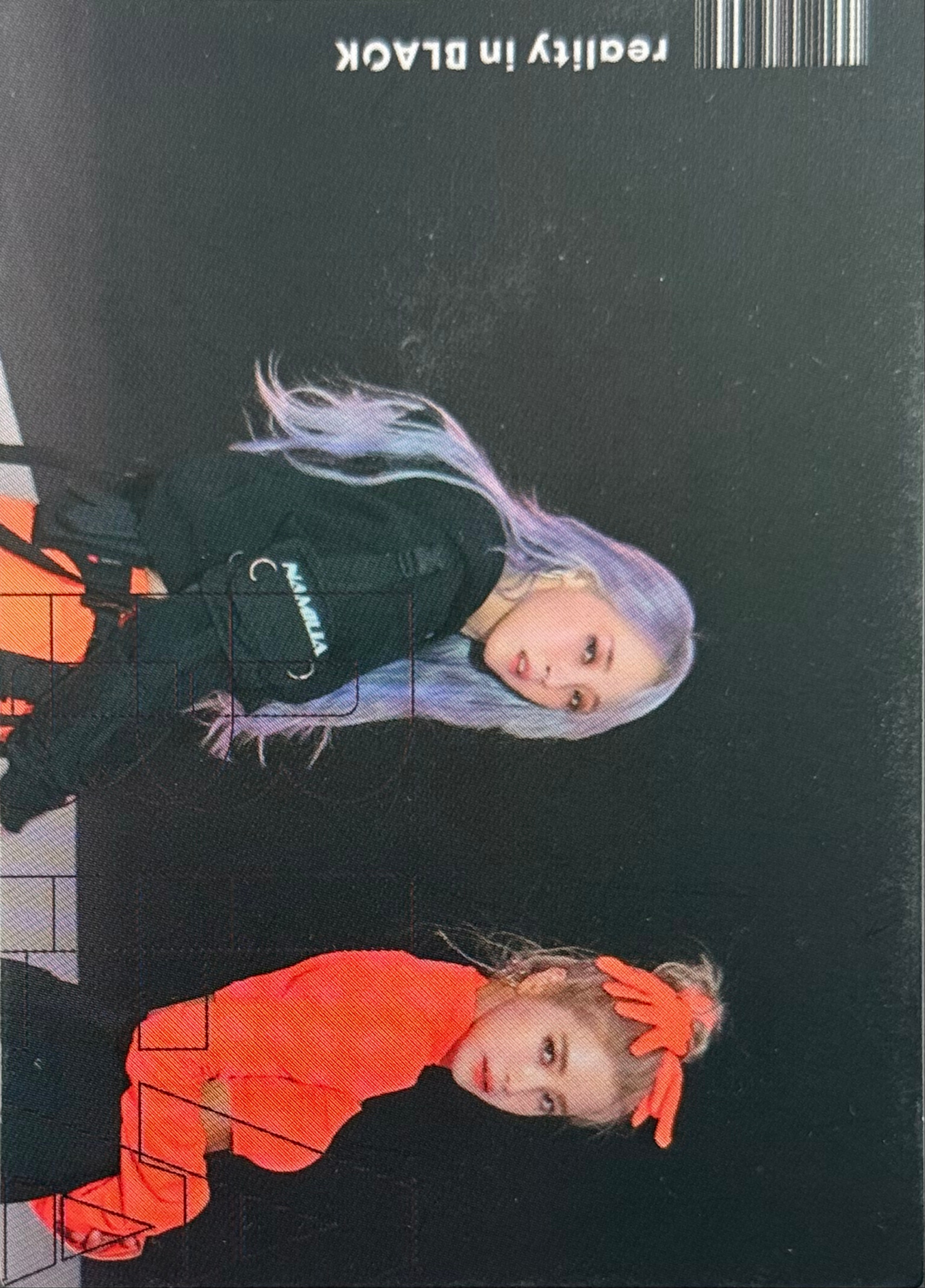 Solar MAMAMOO photocard back side - Lenticular Card