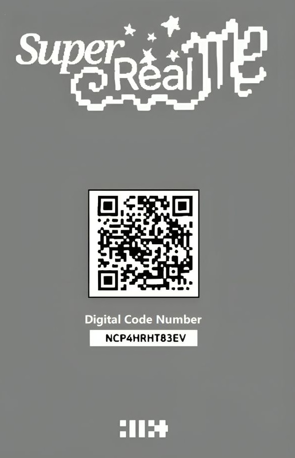 Yunah, Wonhee, Iroha, Minju, Moka ILLIT photocard back side - QR