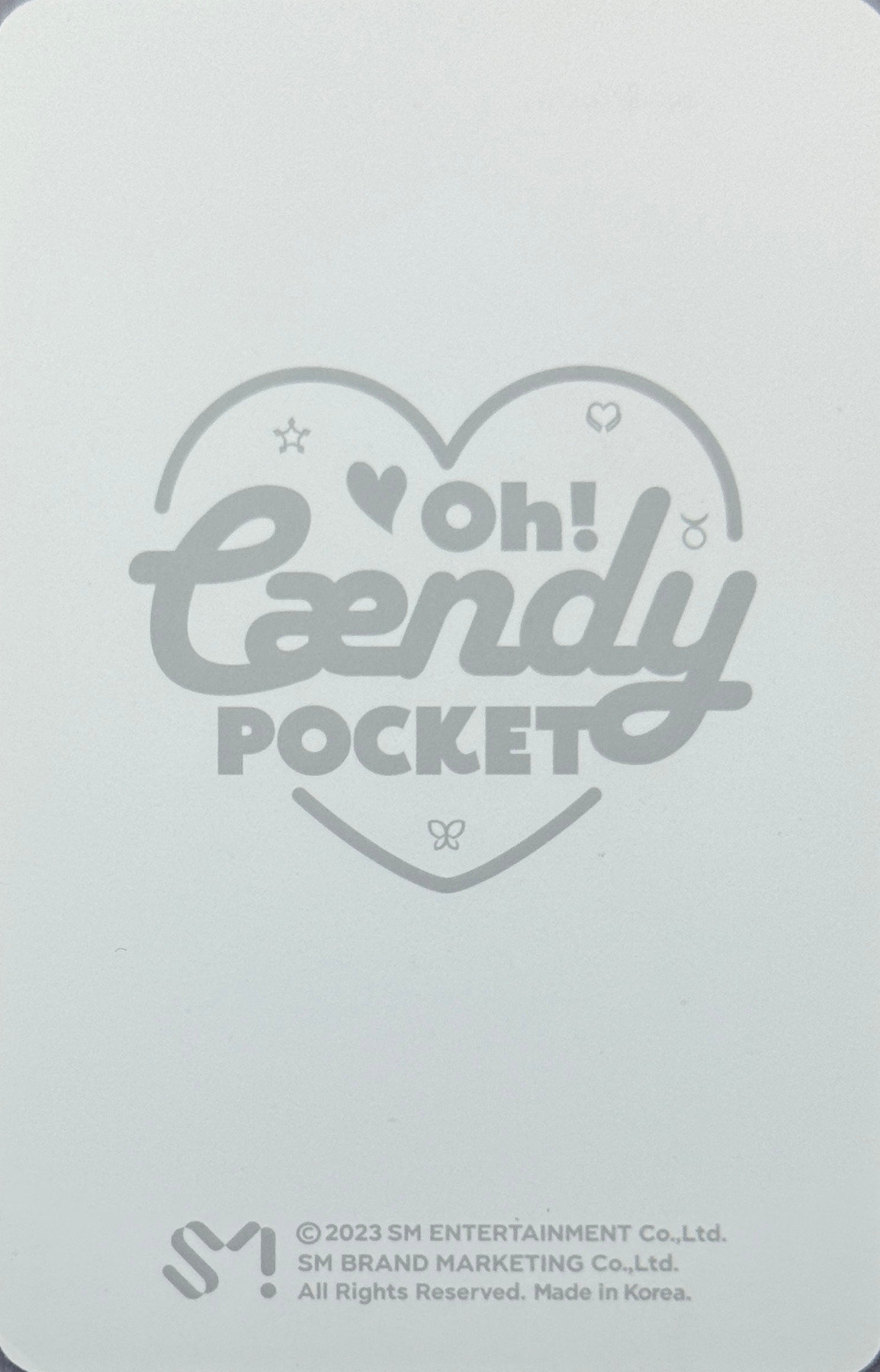 Ningning aespa photocard back side - Random Caendy Card Pack