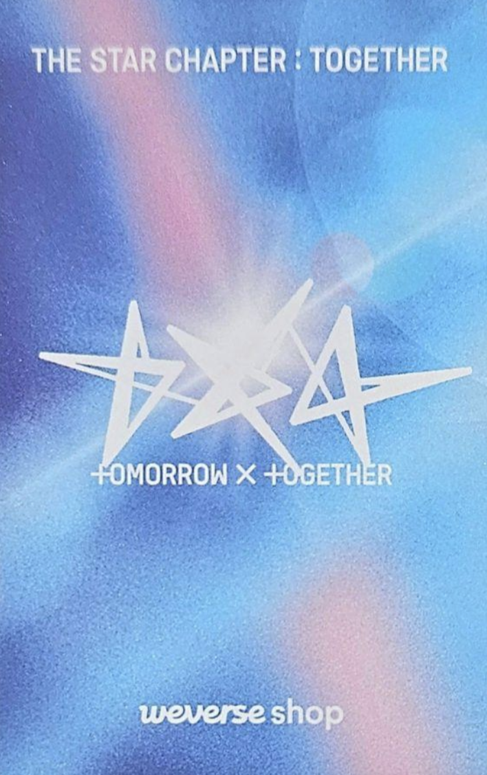 Yeonjun TXT photocard back side - Showcase B