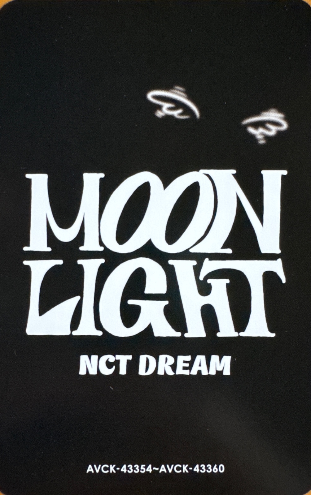 Mark NCT DREAM photocard back side - Trading Card
