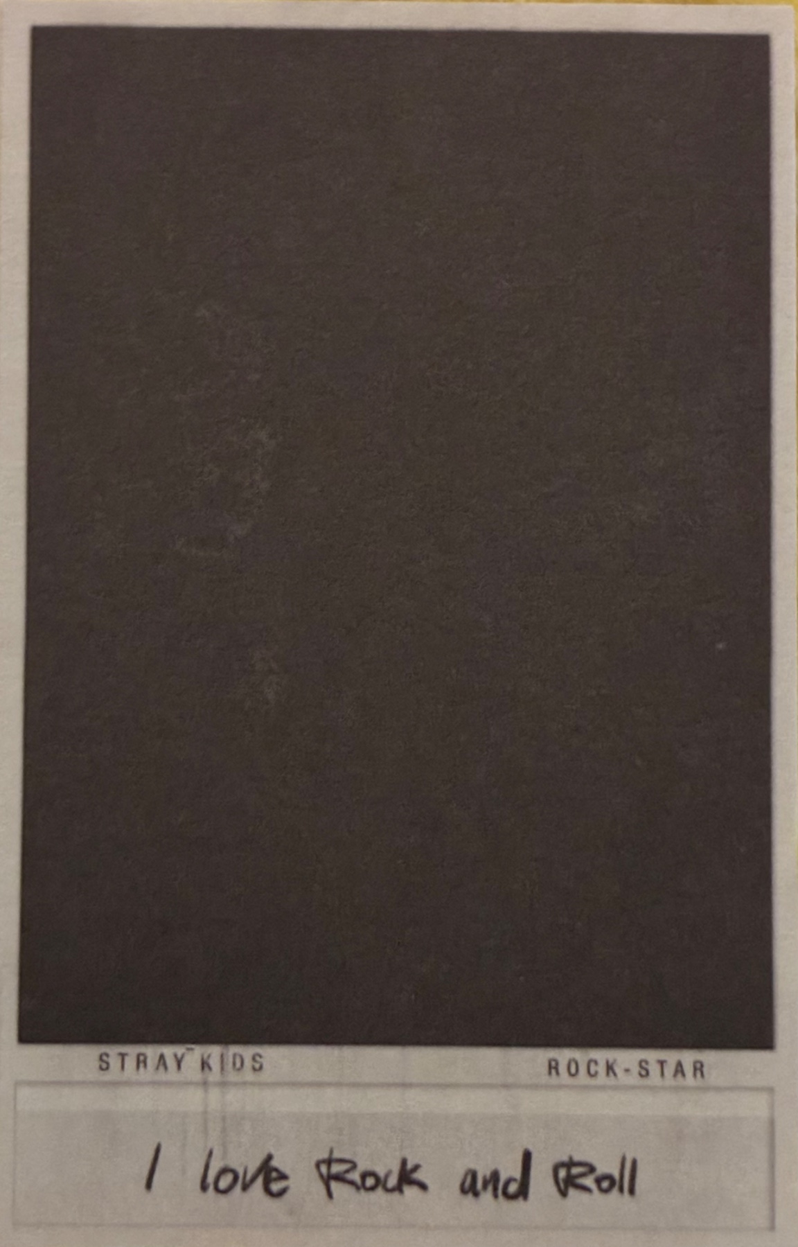 Lee Know Stray Kids photocard back side - Film Photocards Set - Preorder