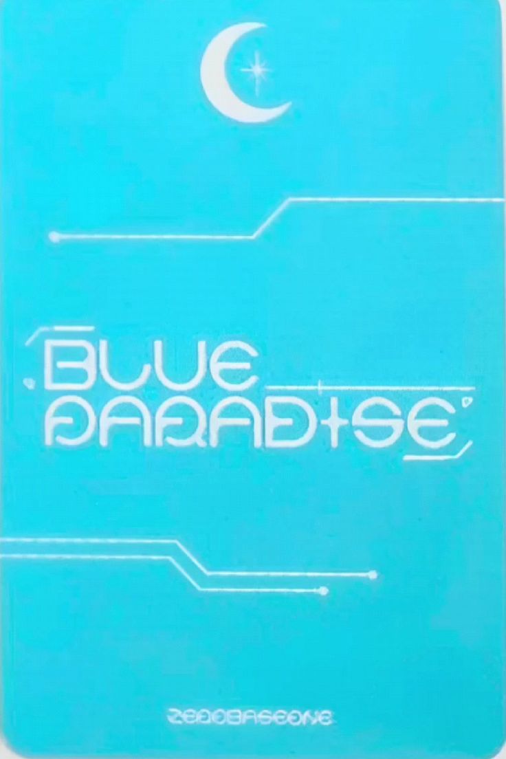 Gunwook ZEROBASEONE photocard back side - Offline 1.0