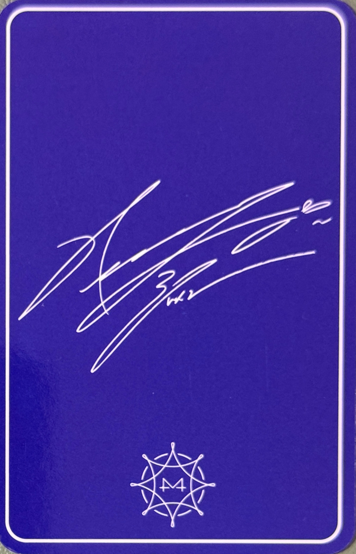 Hwasa MAMAMOO photocard back side - Photocard