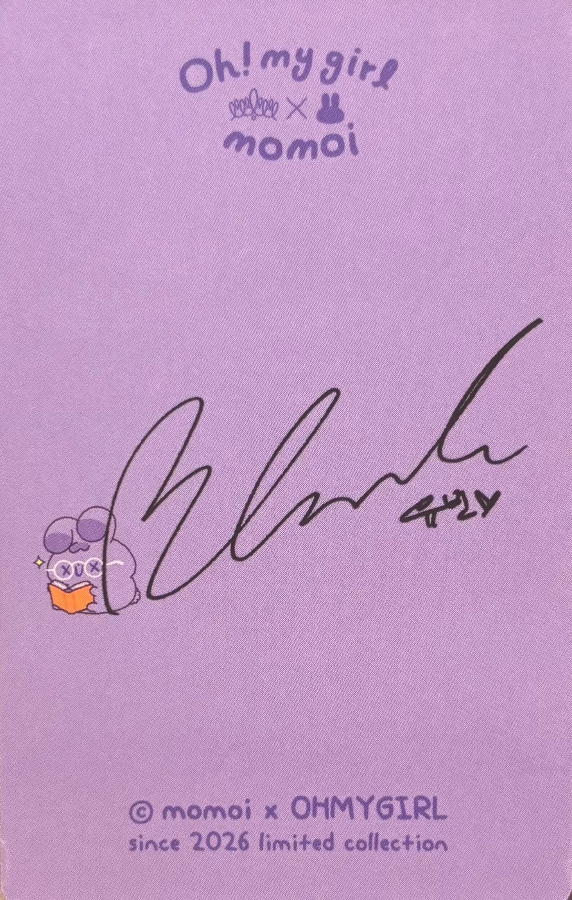 Yubin OH MY GIRL photocard back side - Special Kit (Member ver.)