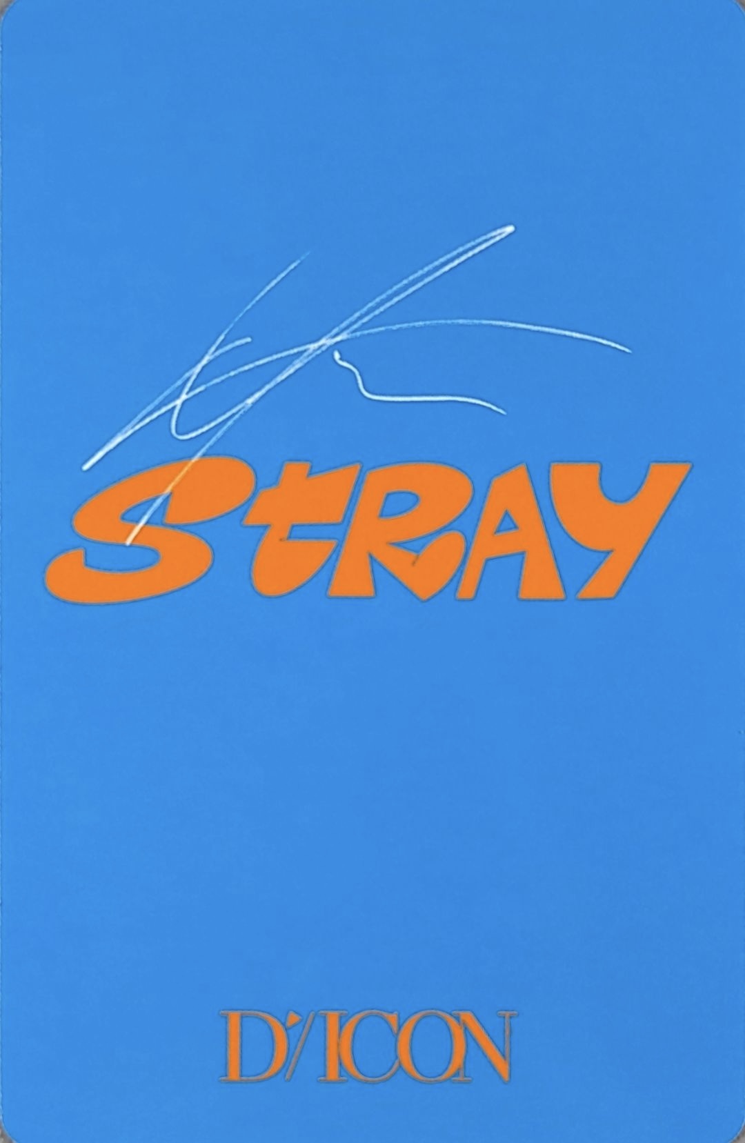 Lee Know Stray Kids photocard back side - Photocard