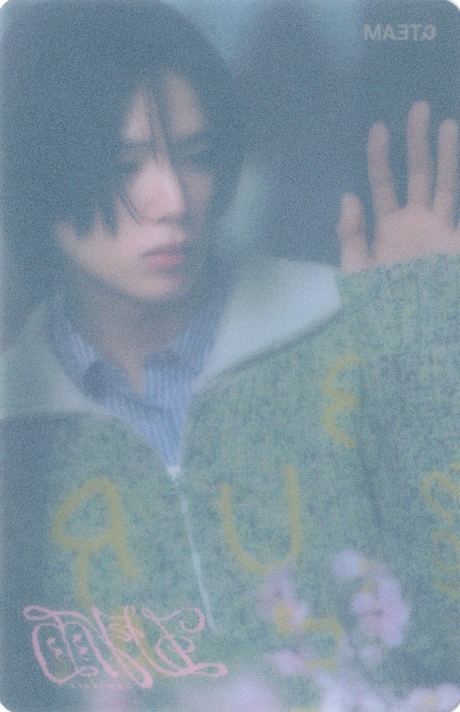 K &TEAM photocard back side - Clear Card Benefit