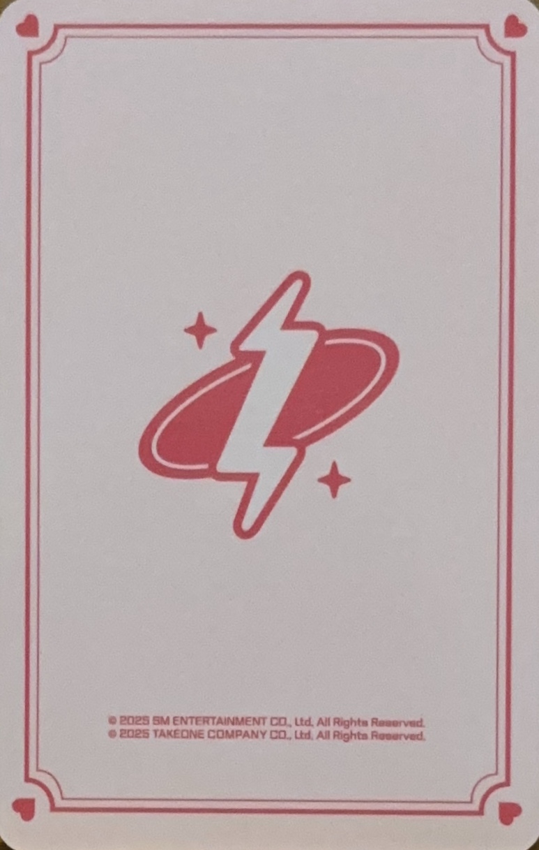 Haechan NCT photocard back side - Cupid ver. Set