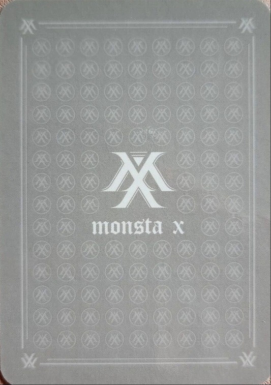 Joohoney MONSTA X photocard back side - Photocard