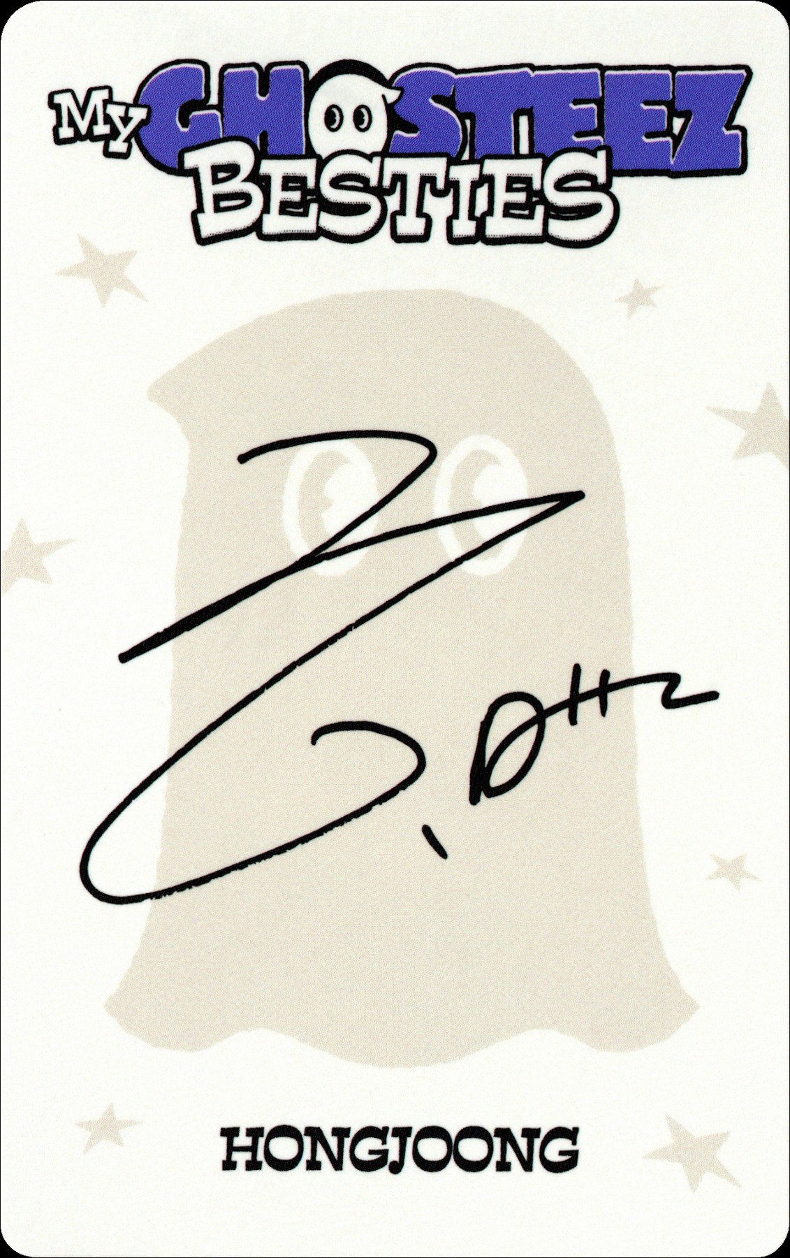Hongjoong ATEEZ photocard back side - Photocard Set A