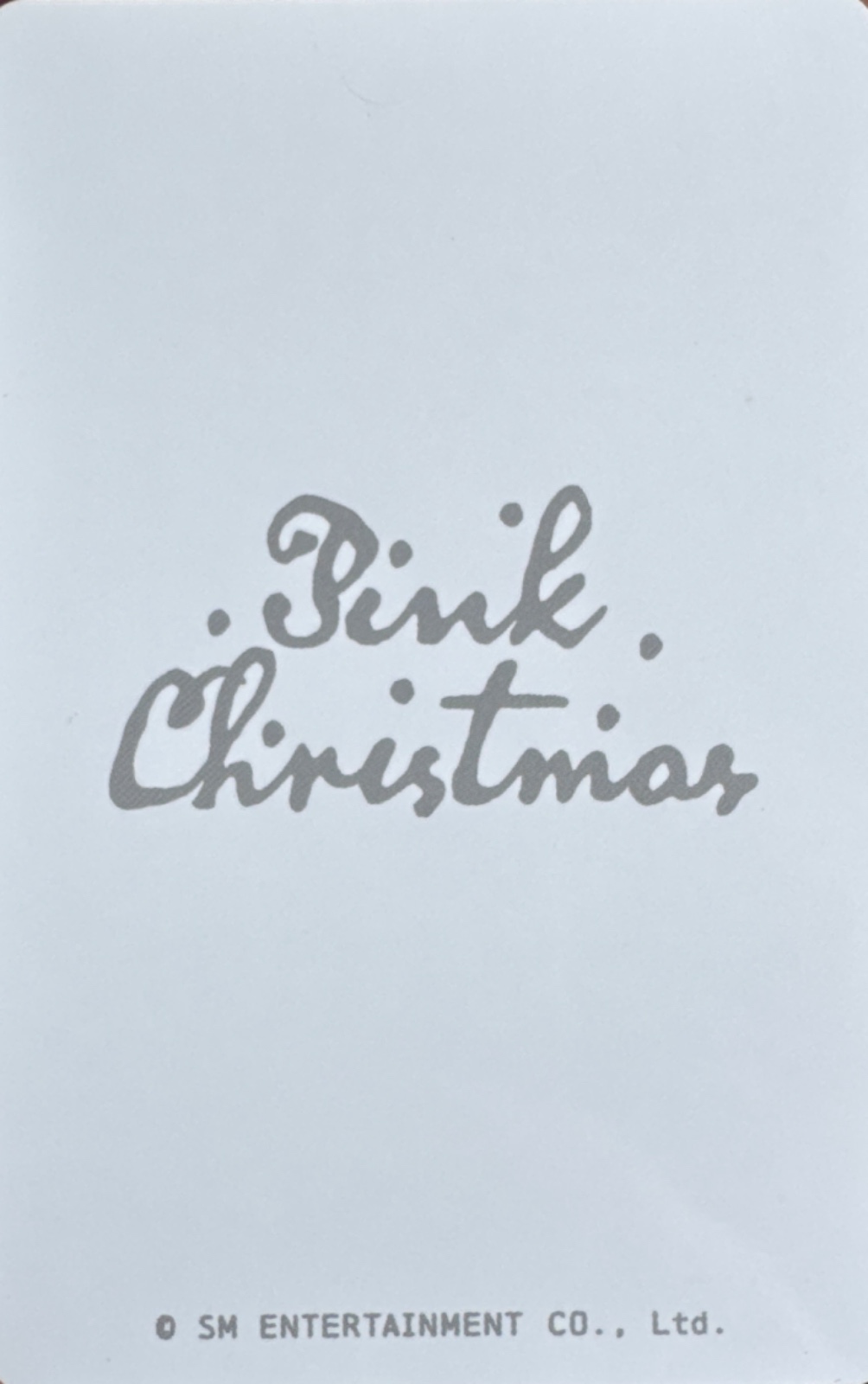 Jungwoo NCT 127 photocard back side - Random Pack