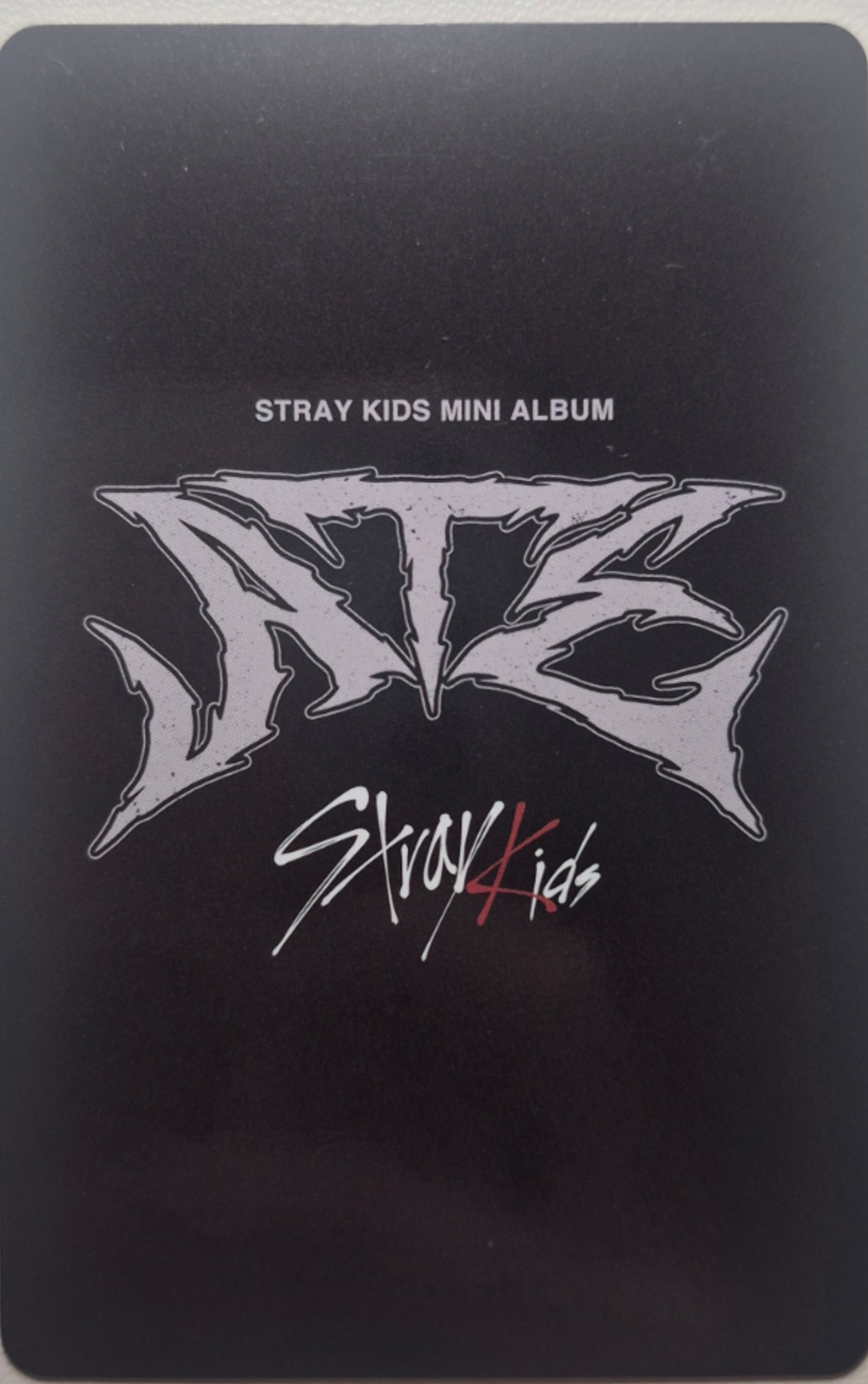 Felix Stray Kids photocard back side - Random Photocard