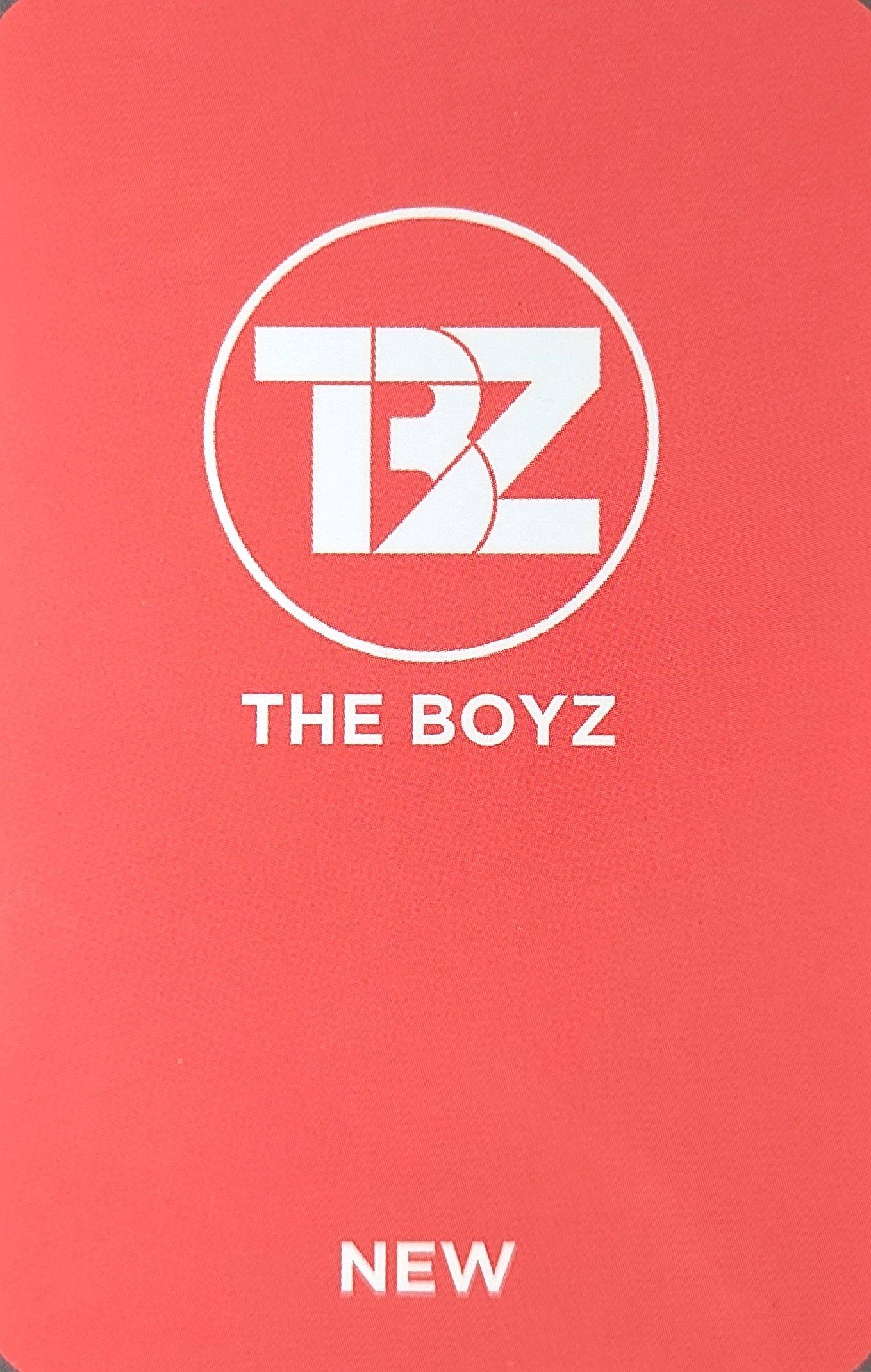 New THE BOYZ photocard back side - Benefit
