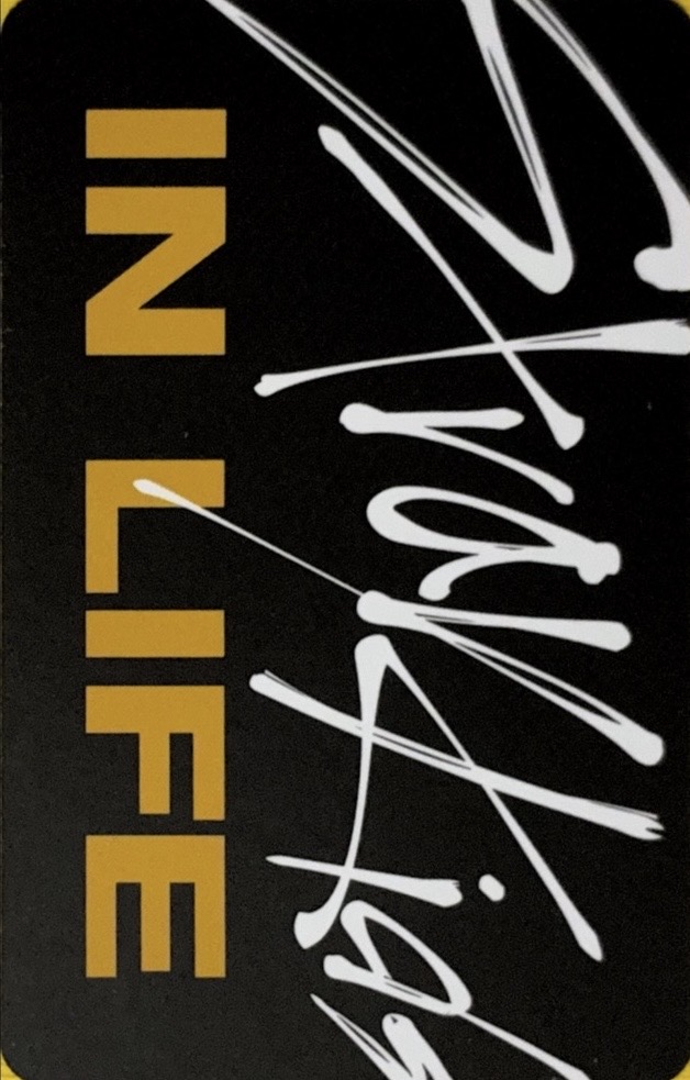 Felix, Hyunjin & Lee Know Stray Kids photocard back side - Photocards