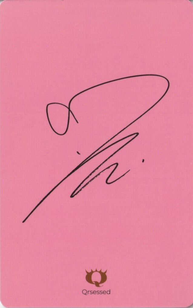 Yuqi Yuqi photocard back side - Photocard Event
