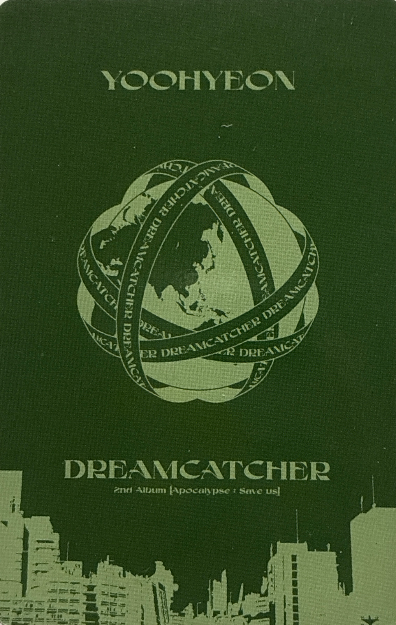 Yoohyeon Dreamcatcher photocard back side - Photocards