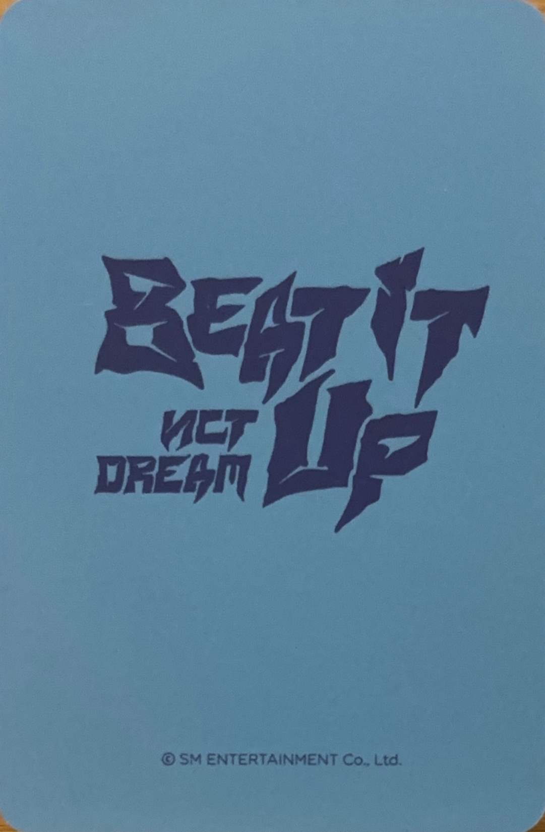 Jisung NCT DREAM photocard back side - Offline