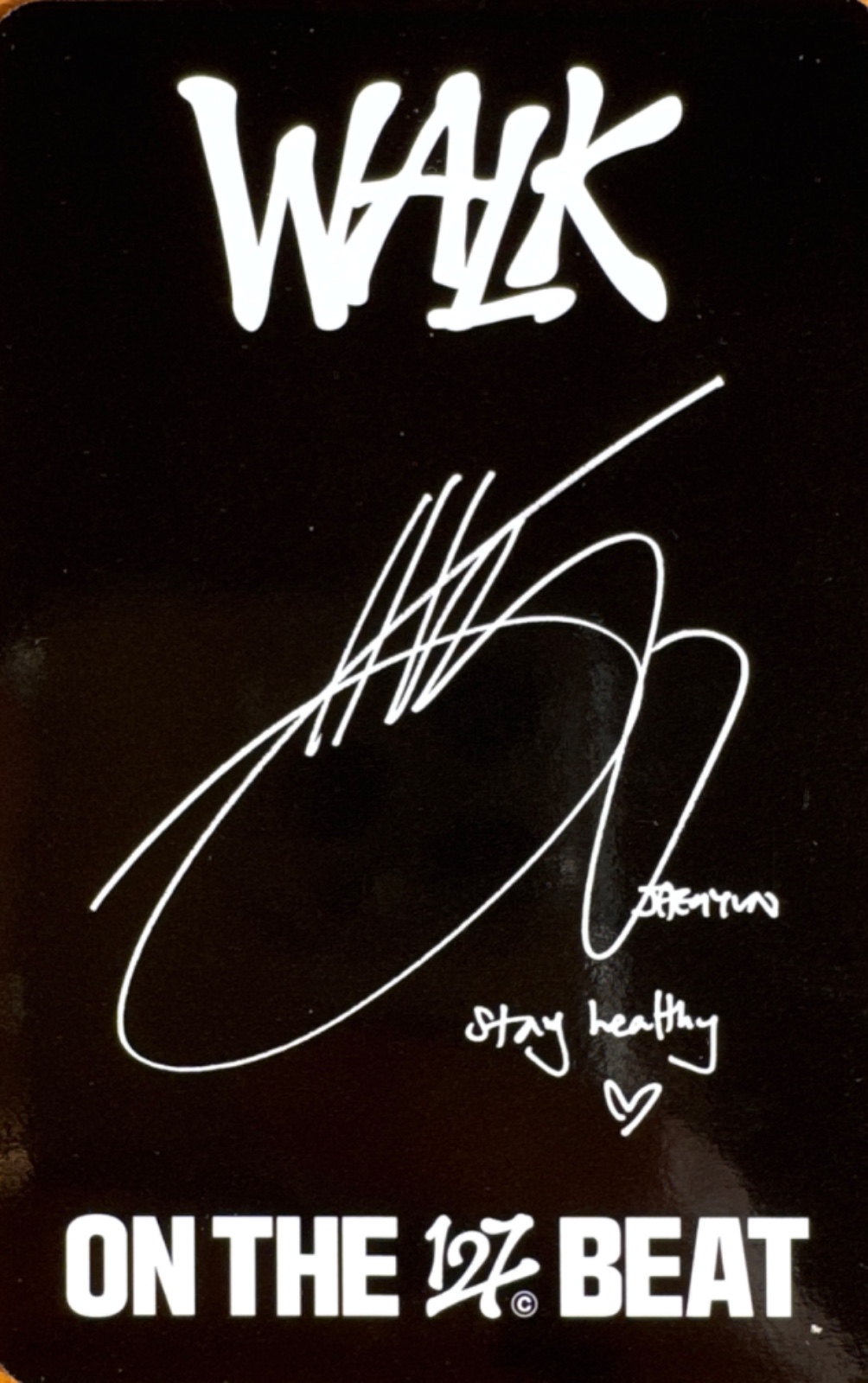 Jaehyun NCT 127 photocard back side - Photocards