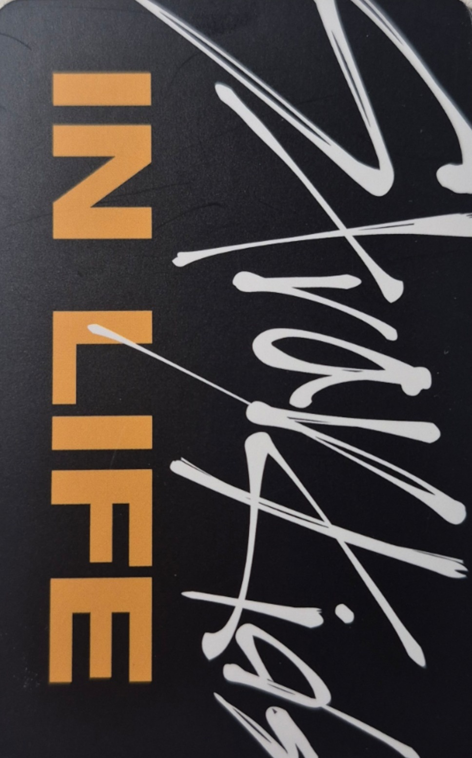 Changbin, Bang Chan & Han Stray Kids photocard back side - Photocards