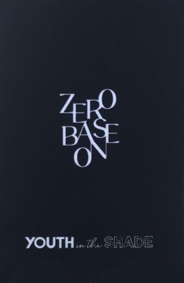 Gunwook ZEROBASEONE photocard back side - The Show -  2nd Week