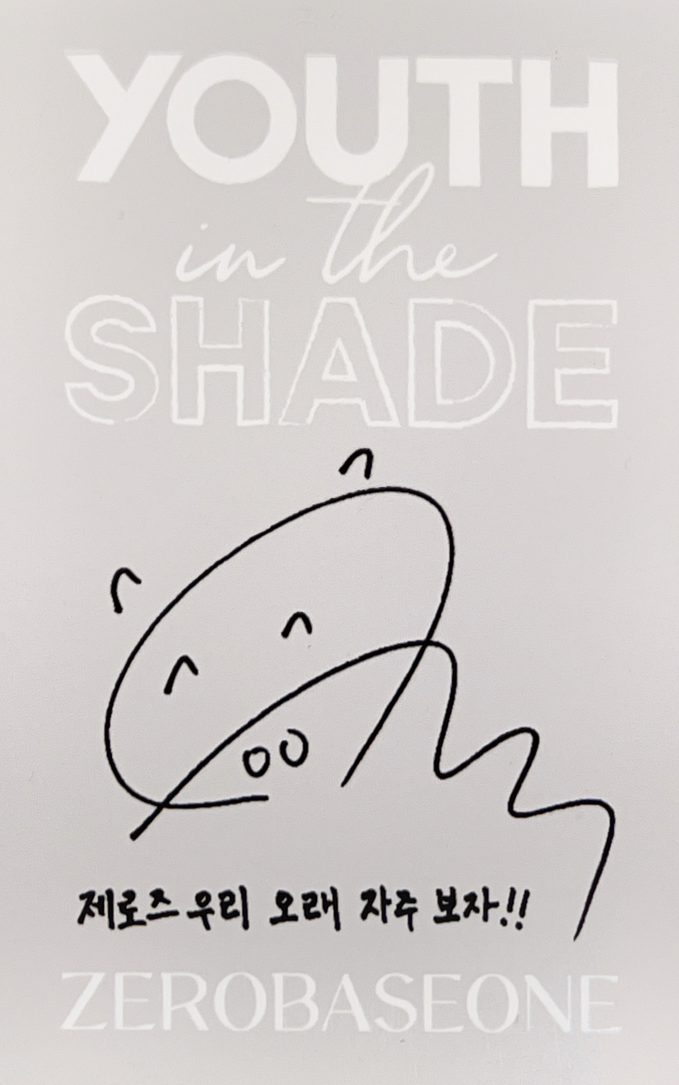 Gunwook ZEROBASEONE photocard back side - Photocards