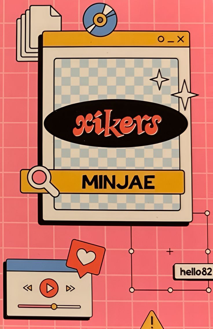 Minjae xikers photocard back side - Preorder