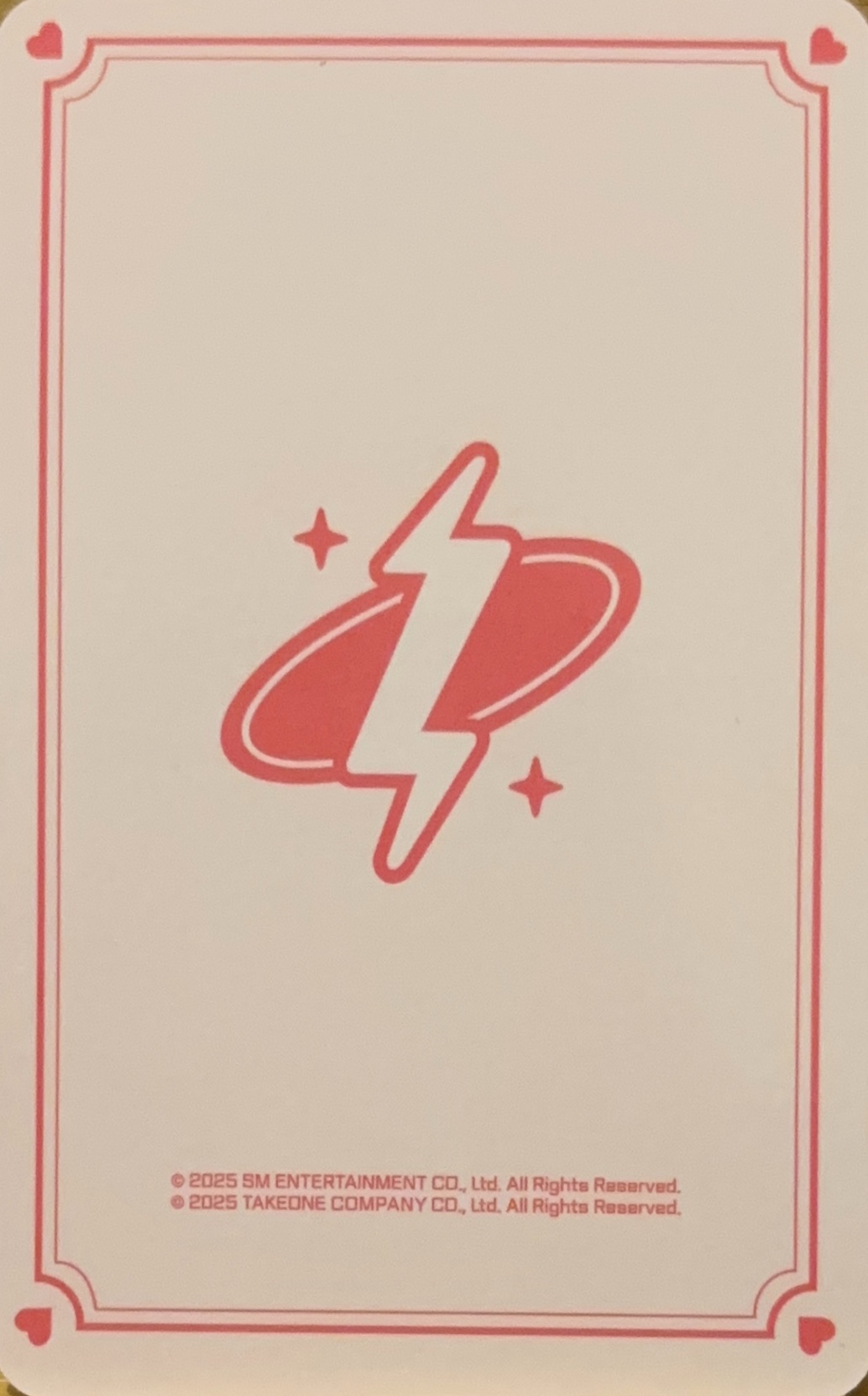 Jaehyun NCT photocard back side - Cupid ver. Set