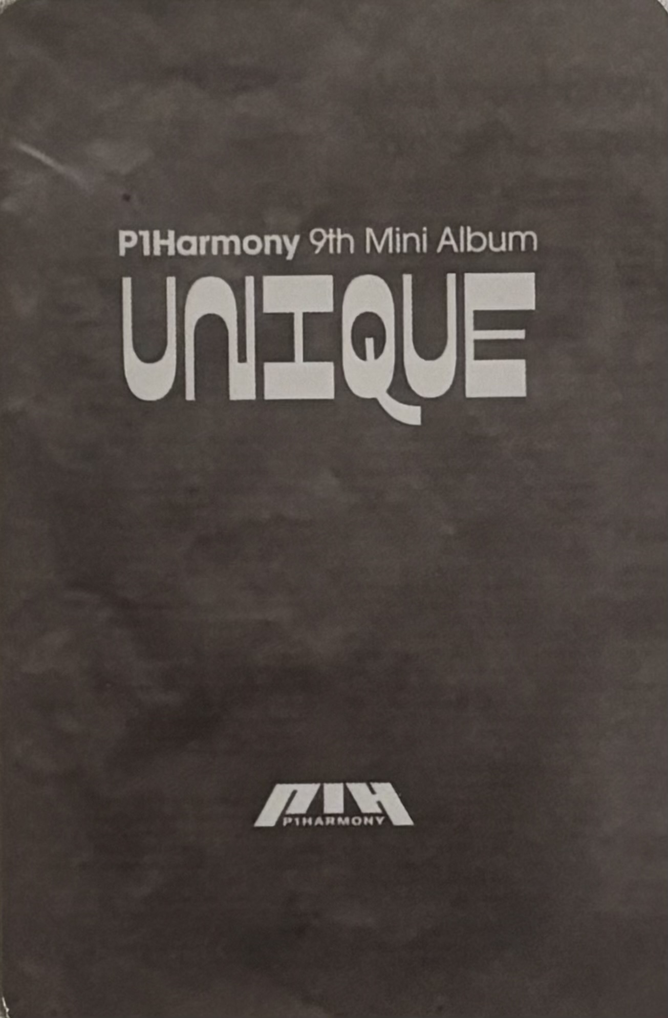 Jiung P1Harmony photocard back side - Benefit
