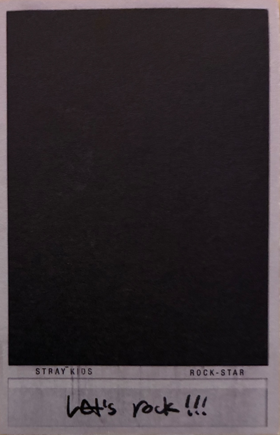 I.N Stray Kids photocard back side - Film Photocards Set - Preorder