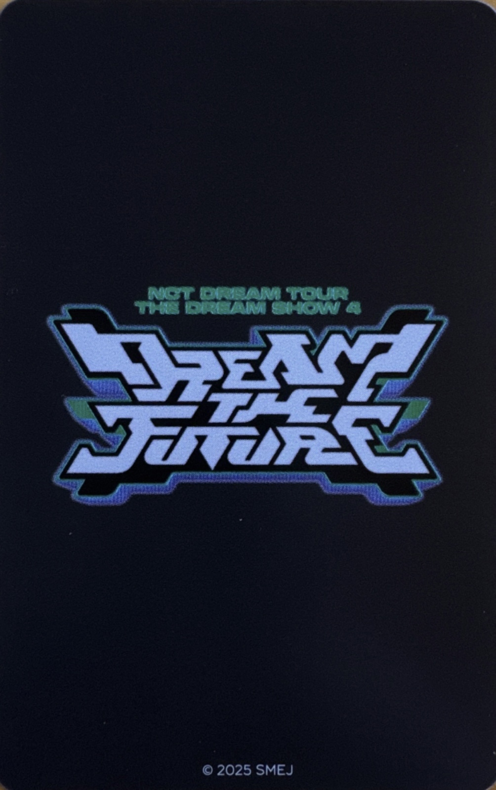 Jaemin NCT DREAM photocard back side - Random Photocards Pack (Japan)