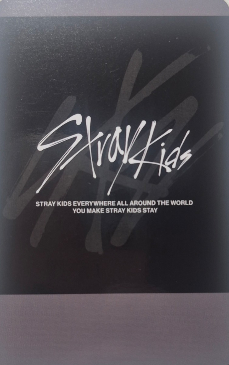 I.N Stray Kids photocard back side - Soundwave - Preorder