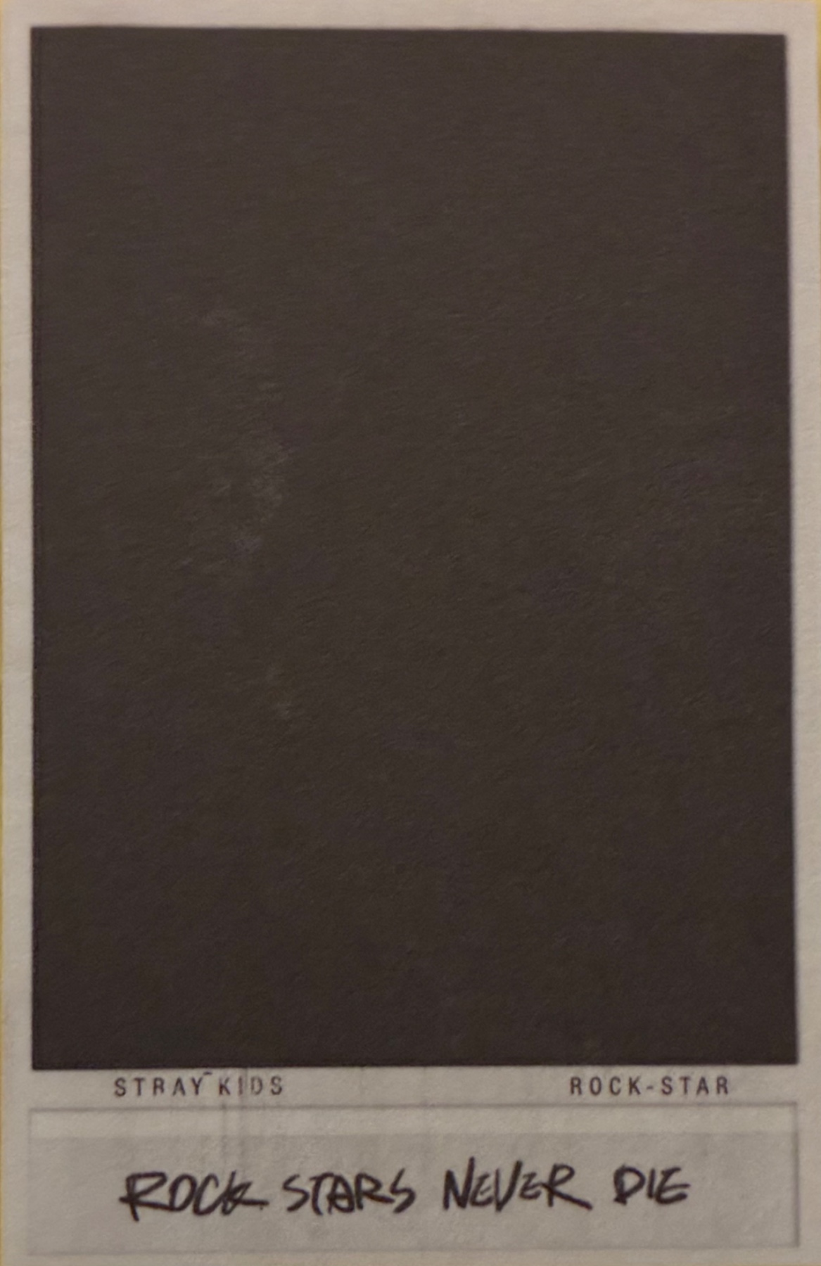 Bang Chan Stray Kids photocard back side - Film Photocards Set - Preorder