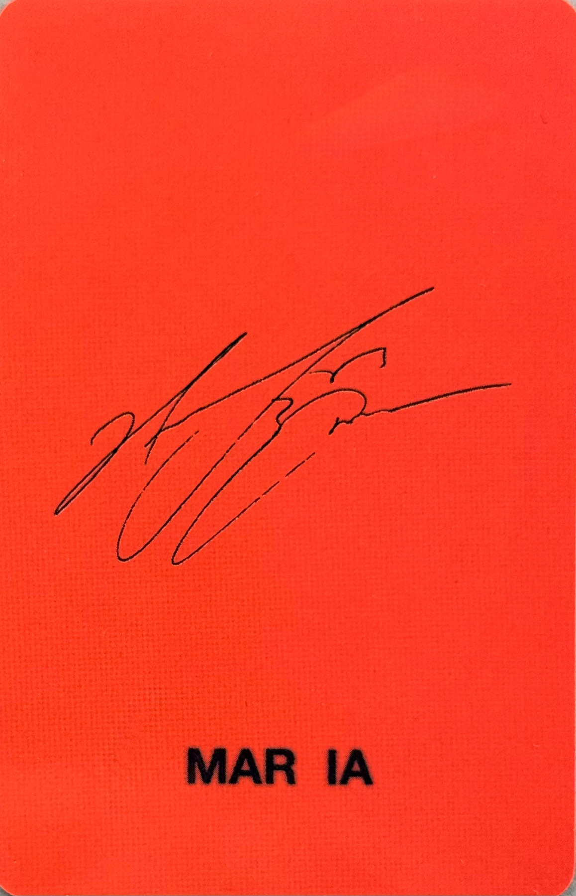 Hwasa Hwa Sa photocard back side - Photocard Set