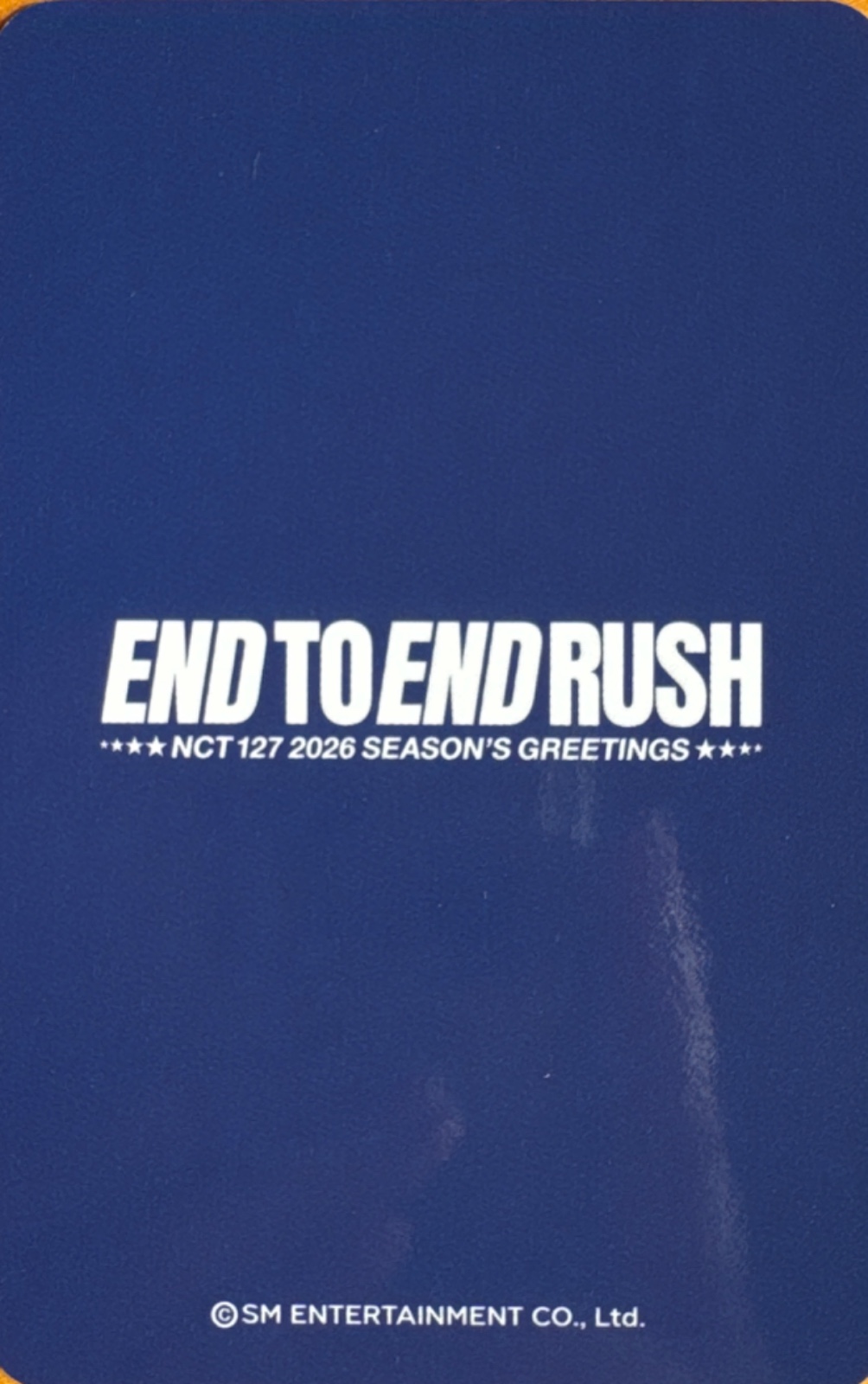 Jungwoo NCT 127 photocard back side - Ktown4u - Preorder