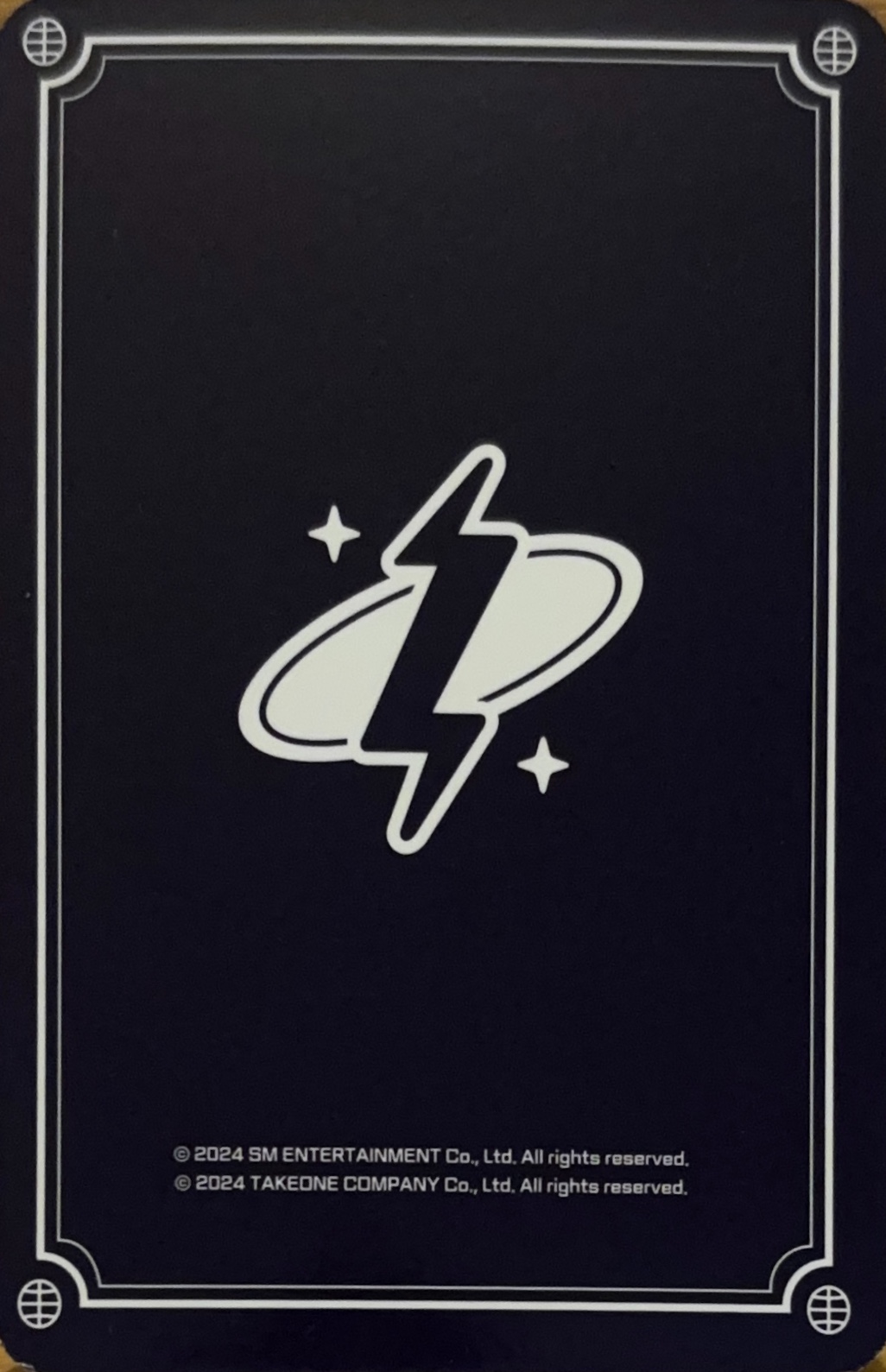 Mark NCT photocard back side - Kendo ver. Set