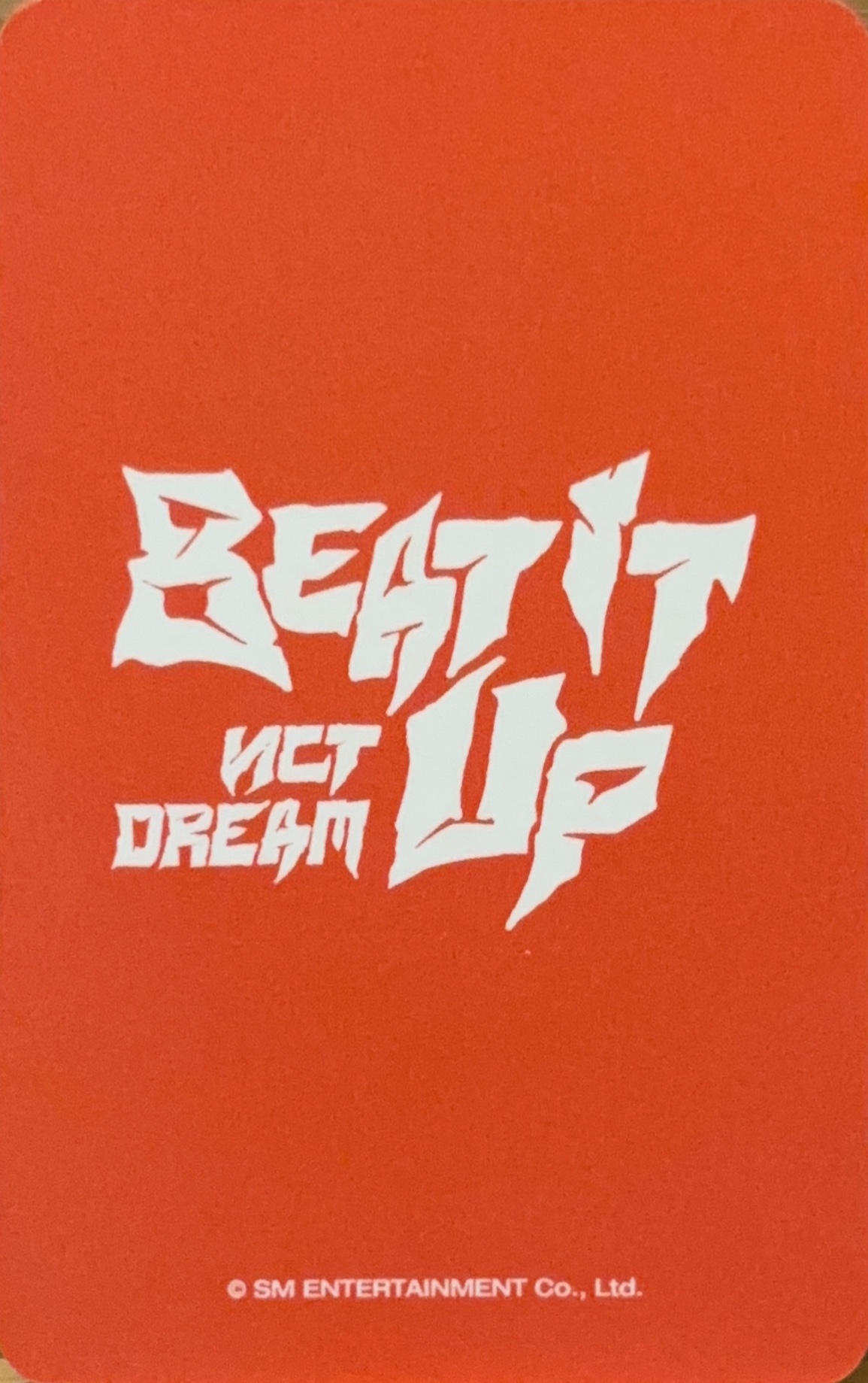 Chenle NCT DREAM photocard back side - Offline