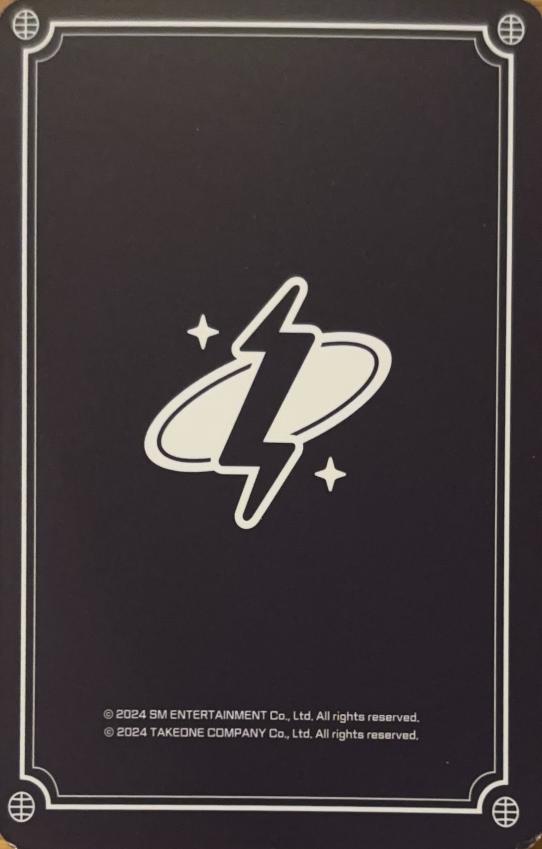 Winwin NCT photocard back side - Kendo ver. Set