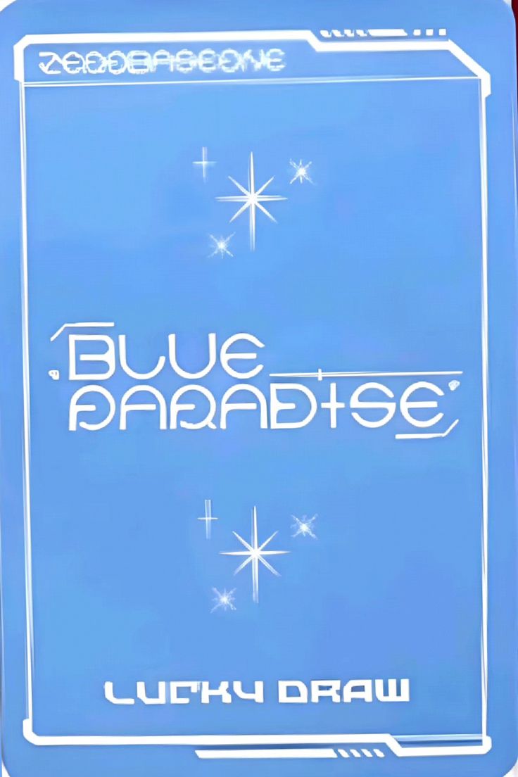 Yujin ZEROBASEONE photocard back side - Zerose Ver. LD