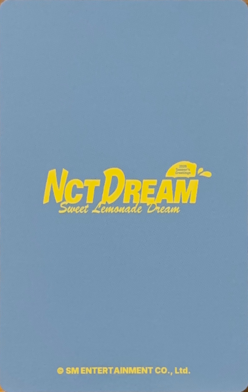 Jaemin NCT DREAM photocard back side - Photocard set