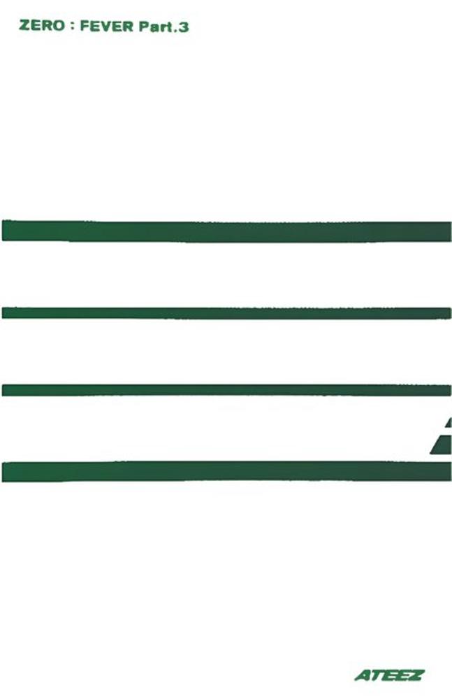 Wooyoung ATEEZ photocard back side - Limited Photocards