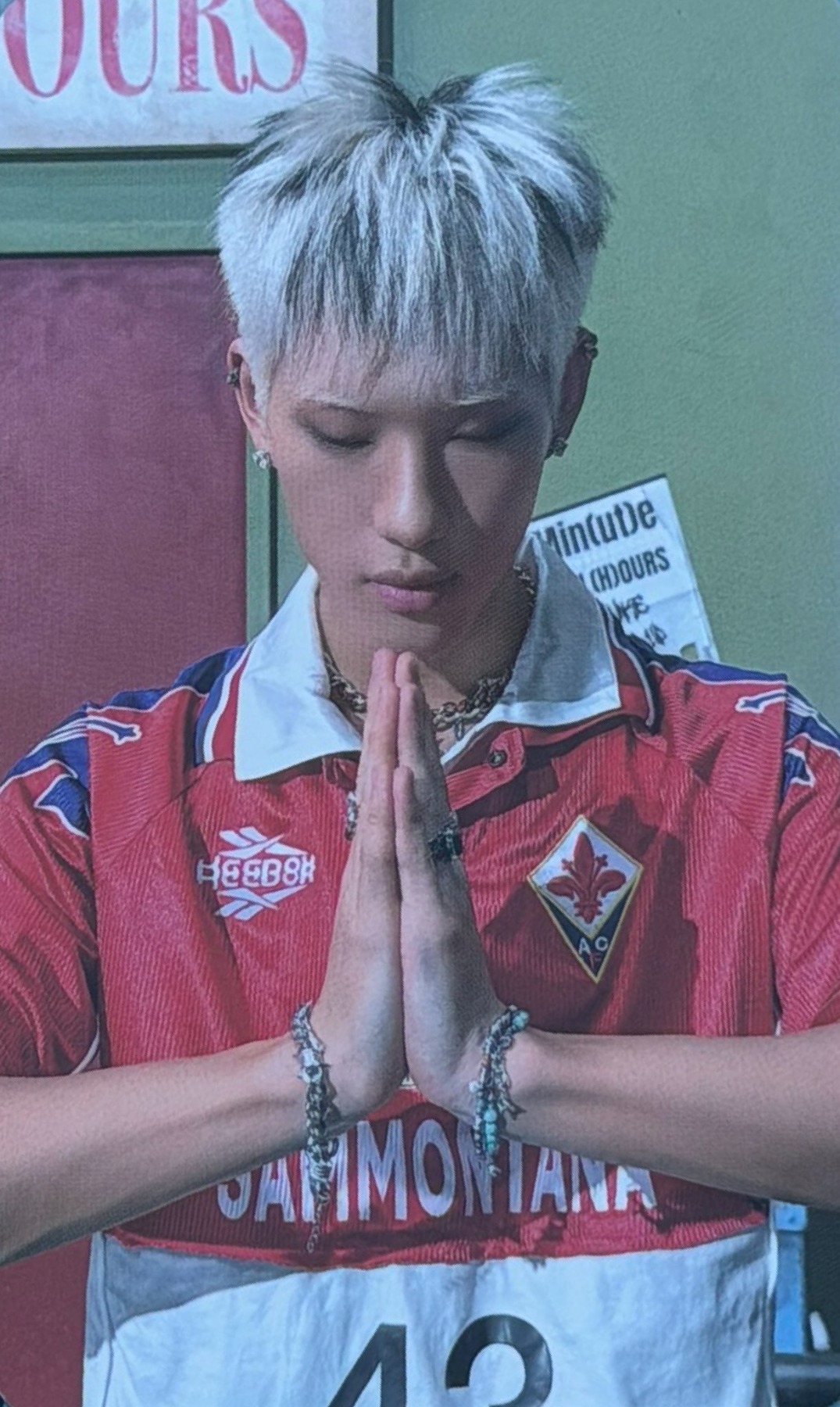 Xayden ALL(H)OURS photocard back side - HOP Broadcast