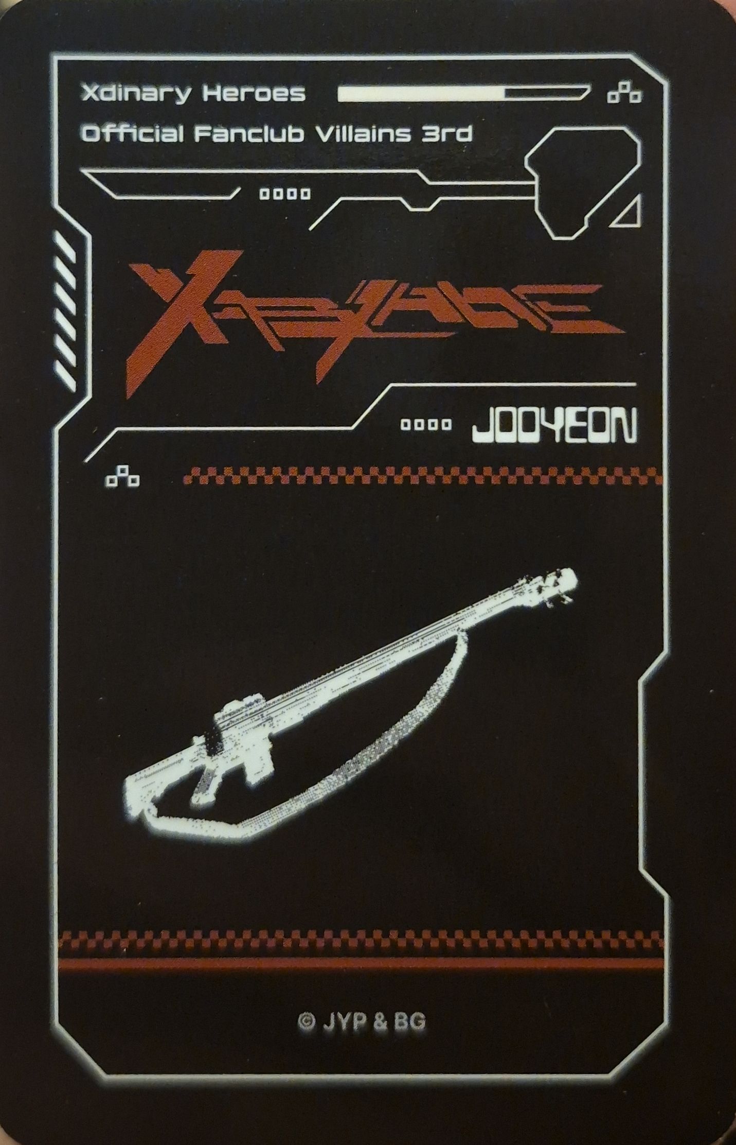 Jooyeon Xdinary Heroes photocard back side - Photocard Set