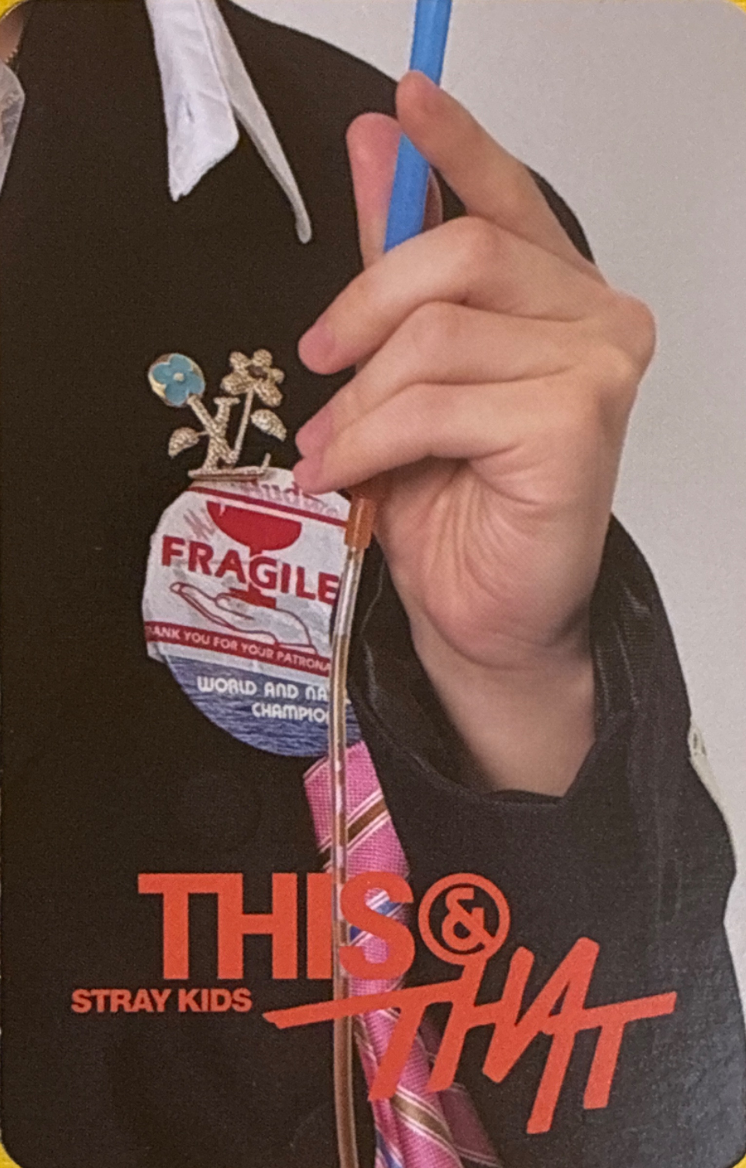 Felix Stray Kids photocard back side - Photocard